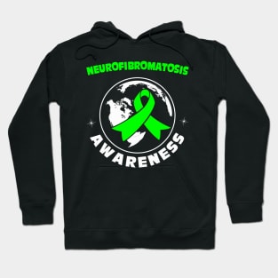 Green Awareness  Neurofibromatosis Hoodie